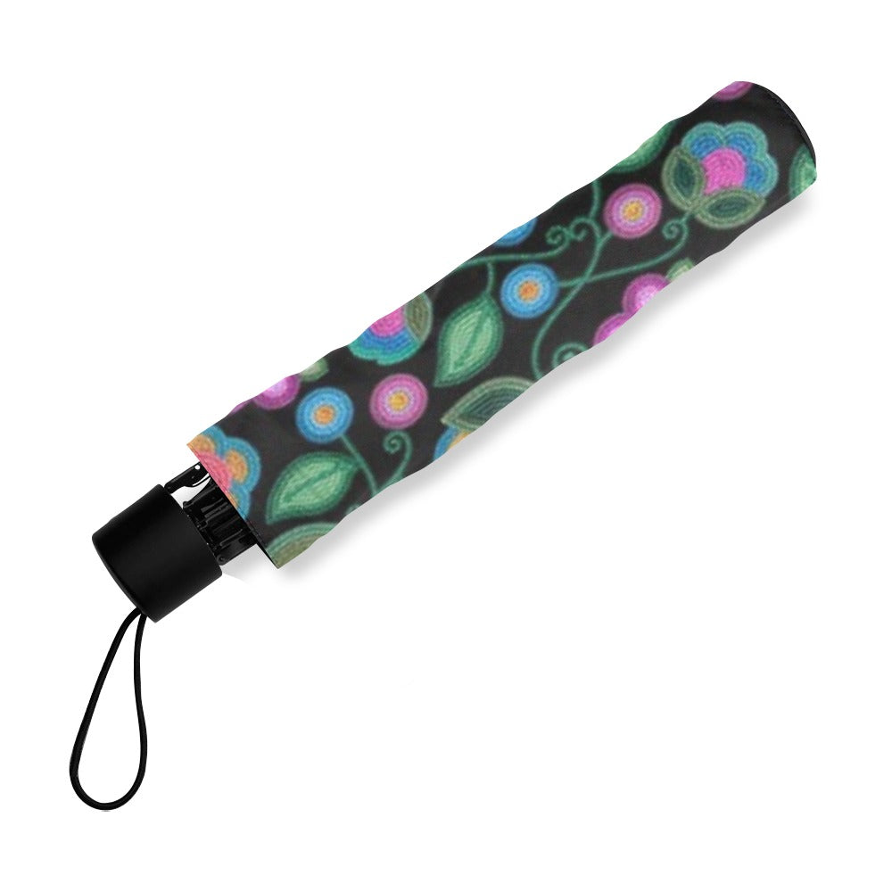 Turquoise Sunbeam Foldable Umbrella (Model U01)