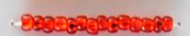 11/0 Silver Lined Seed Beads: Sparkling Cherry
