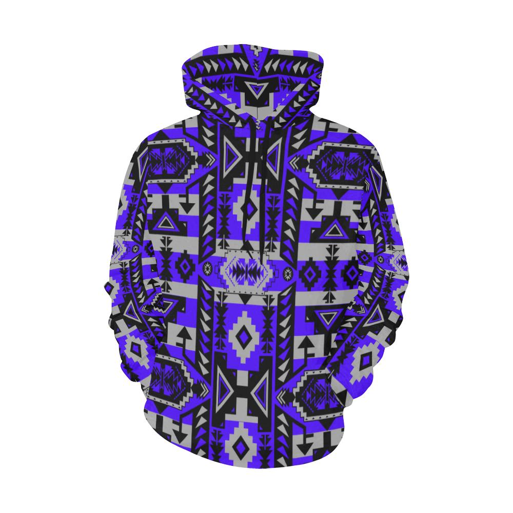 Chiefs Mountain Blue Ridge All Over Print Hoodie for Men (USA Size) (Model H13) All Over Print Hoodie for Men (H13) e-joyer 