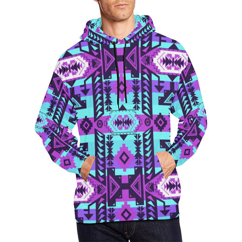 Chiefs Mountain Moon Shadow All Over Print Hoodie for Men (USA Size) (Model H13) All Over Print Hoodie for Men (H13) e-joyer 