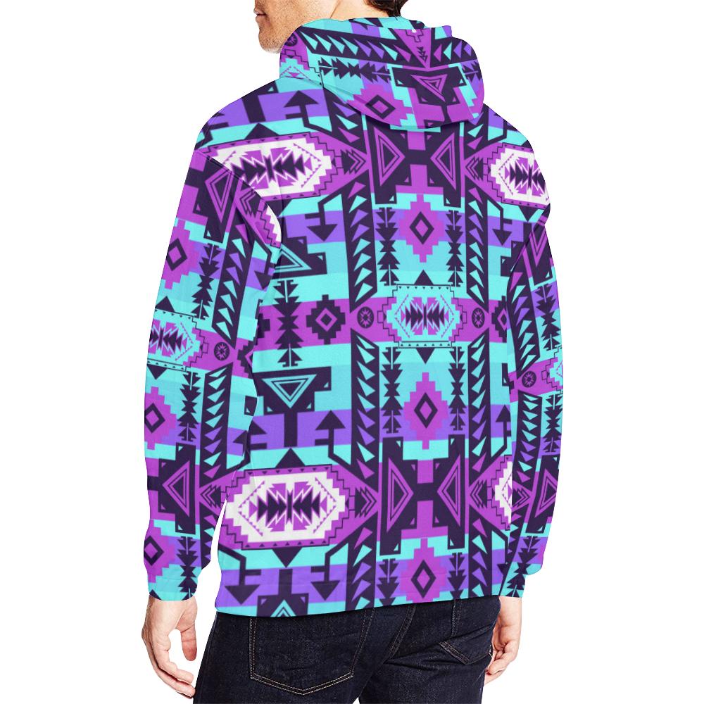 Chiefs Mountain Moon Shadow All Over Print Hoodie for Men (USA Size) (Model H13) All Over Print Hoodie for Men (H13) e-joyer 