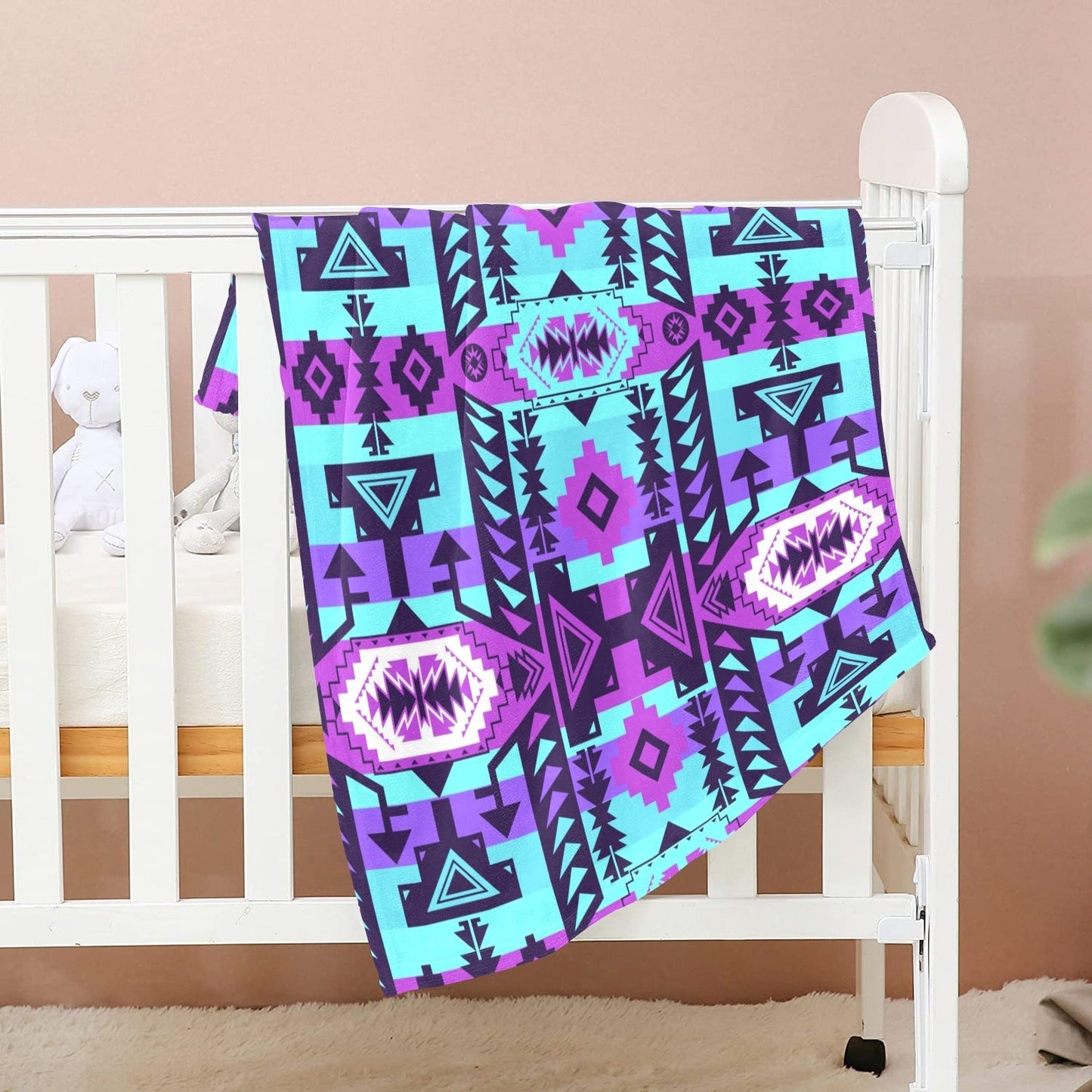 Chiefs Mountain Moon Shadow Baby Blanket 30"x40" Baby Blanket 30"x40" e-joyer 
