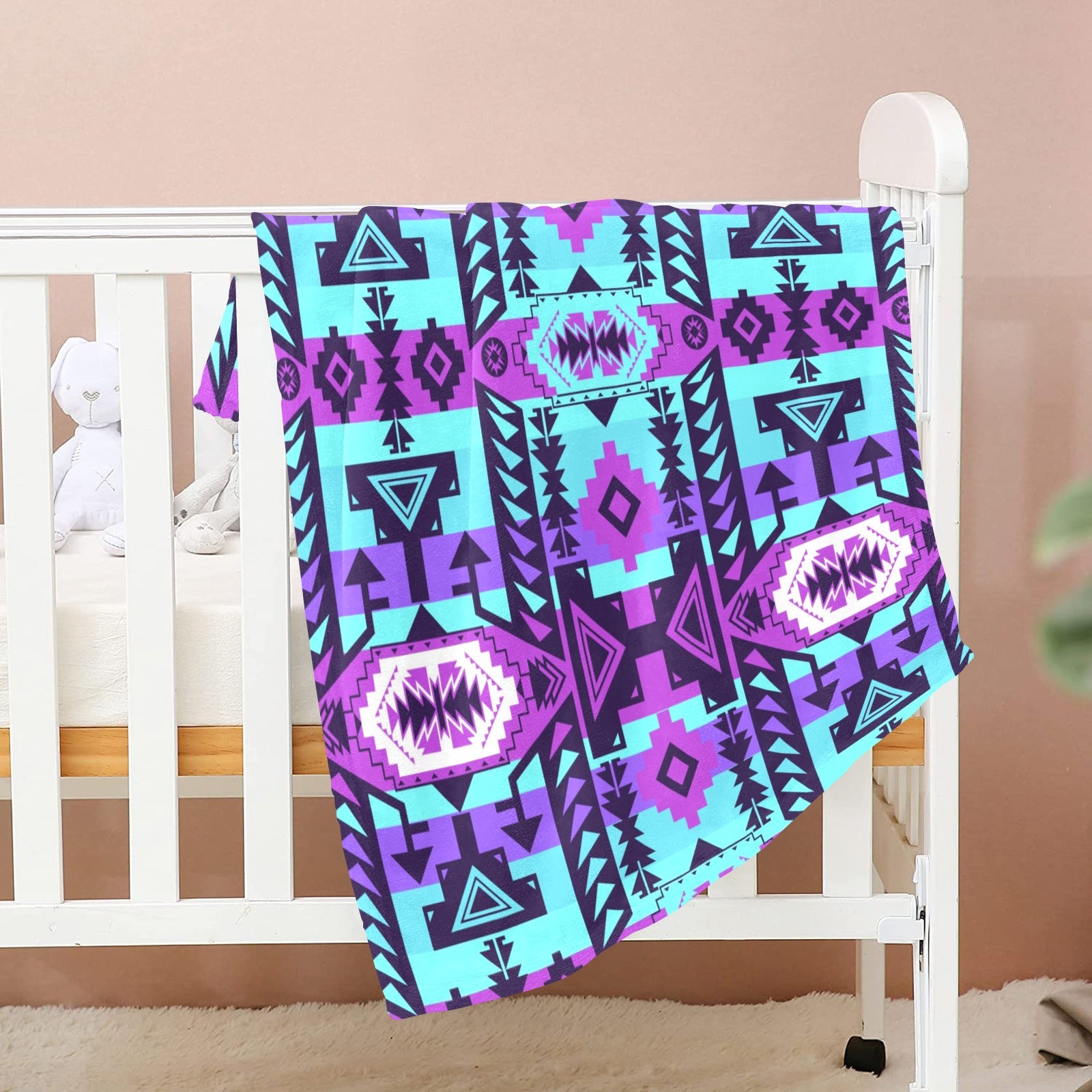 Chiefs Mountain Moon Shadow Baby Blanket 40"x50" Baby Blanket 40"x50" e-joyer 