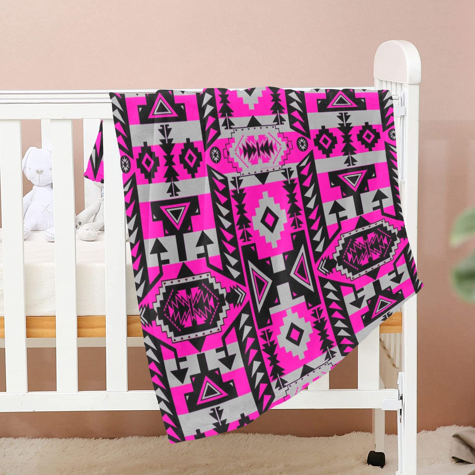 Chiefs Mountain Stunning Sunset Baby Blanket 40"x50" Baby Blanket 40"x50" e-joyer 