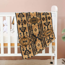 Load image into Gallery viewer, Chiefs Mountain Tan Baby Blanket 30&quot;x40&quot; Baby Blanket 30&quot;x40&quot; e-joyer 
