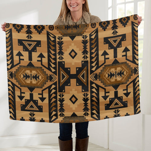 Chiefs Mountain Tan Baby Blanket 40