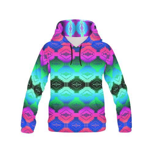 Cofitichequi Moon Shadow All Over Print Hoodie for Women (USA Size) (Model H13) All Over Print Hoodie for Women (H13) e-joyer 