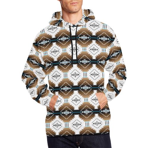 Cofitichequi White All Over Print Hoodie for Men (USA Size) (Model H13) All Over Print Hoodie for Men (H13) e-joyer 