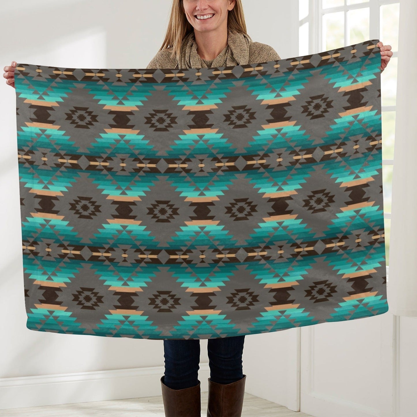 Cree Confederacy Large Baby Blanket