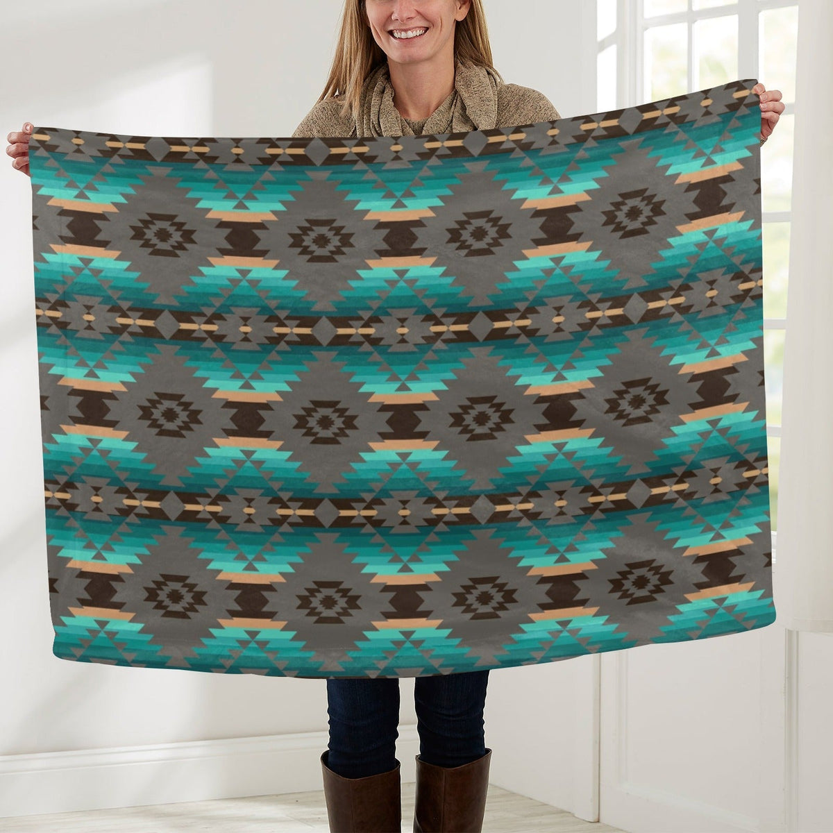 Cree Confederacy Large Baby Blanket by 49 Dzine (image 4)