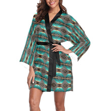 Load image into Gallery viewer, Cree Confederacy Long Sleeve Kimono Robe Long Sleeve Kimono Robe e-joyer 
