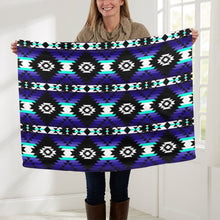 Load image into Gallery viewer, Cree Confederacy Midnight Baby Blanket 30&quot;x40&quot; Baby Blanket 30&quot;x40&quot; e-joyer 
