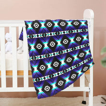 Load image into Gallery viewer, Cree Confederacy Midnight Baby Blanket 40&quot;x50&quot; Baby Blanket 40&quot;x50&quot; e-joyer 
