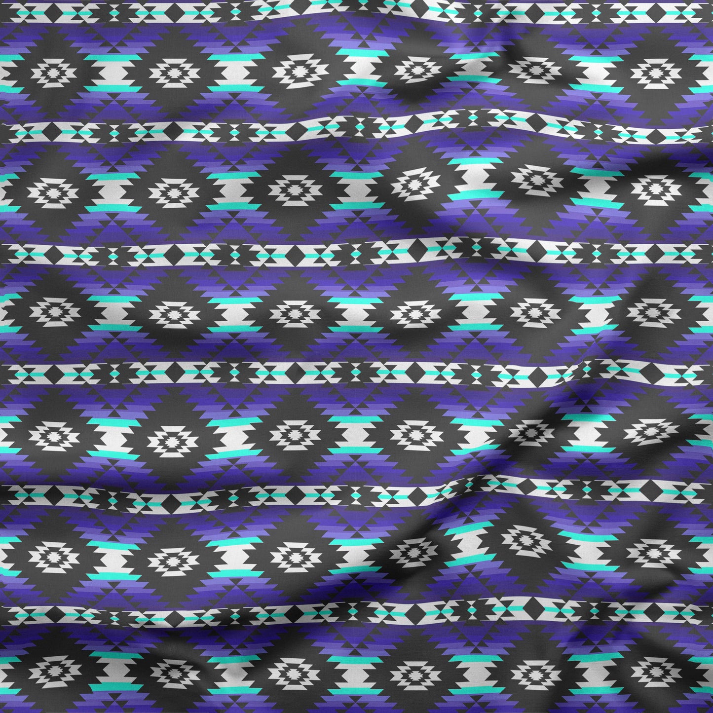 Cree Confederacy Midnight Cotton Sateen Fabric By the Yard 49 Dzine 