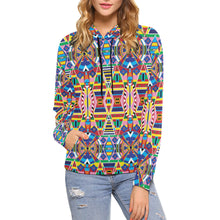 Load image into Gallery viewer, Crow Captive All Over Print Hoodie for Women (USA Size) (Model H13) Hoodie e-joyer 

