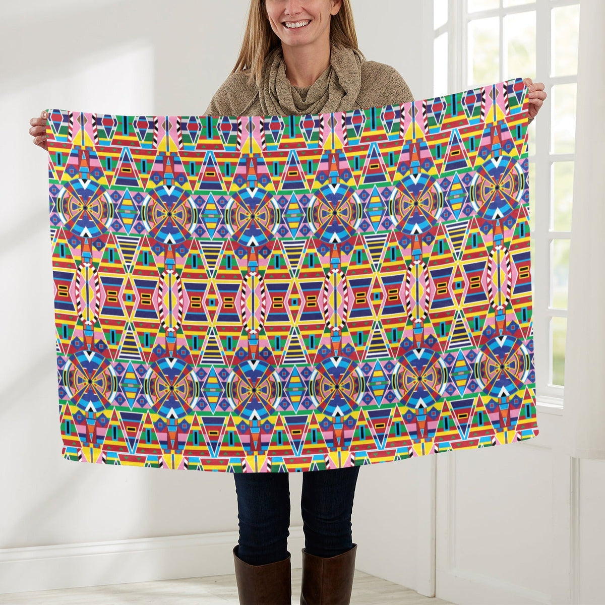 Crow Captive Small Baby Blanket by 49 Dzine
