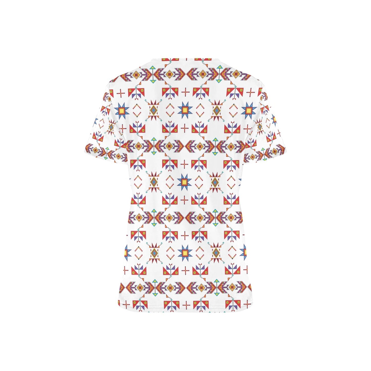 Scattered Generations White Scrub Top