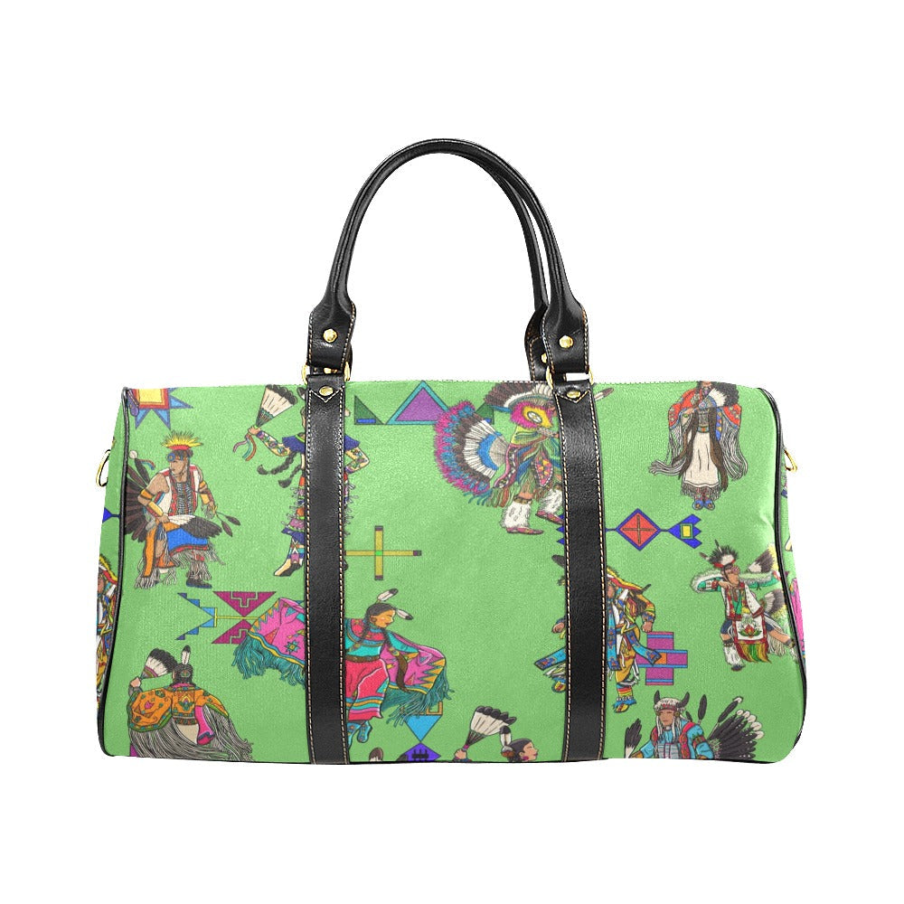 Grand Entry Dancers Grass Large Travel Bag