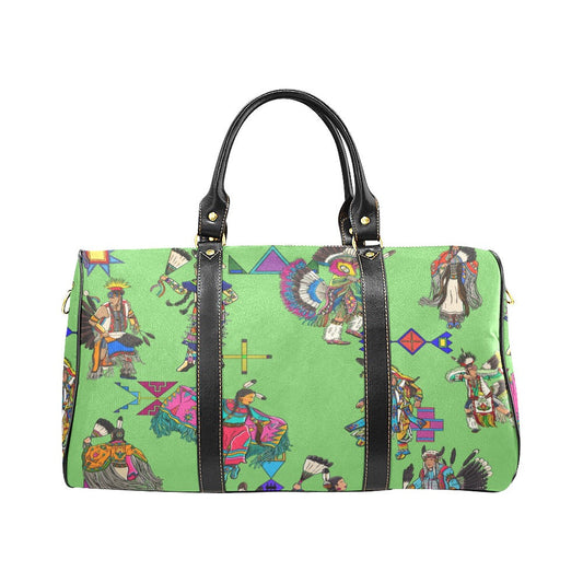 Grand Entry Dancers Grass Large Travel Bag