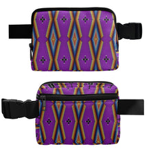 Load image into Gallery viewer, Diamond in the Bluff Purple Belt Bag
