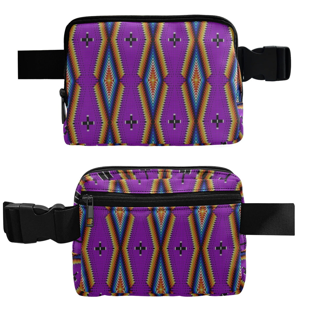 Diamond in the Bluff Purple Belt Bag