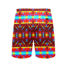 Load image into Gallery viewer, Visions of Lasting Peace Men&#39;s Mid-Length Beach Shorts
