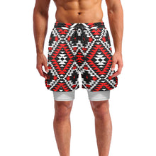 Load image into Gallery viewer, Taos Wool Men&#39;s Sports Shorts with Compression Liner
