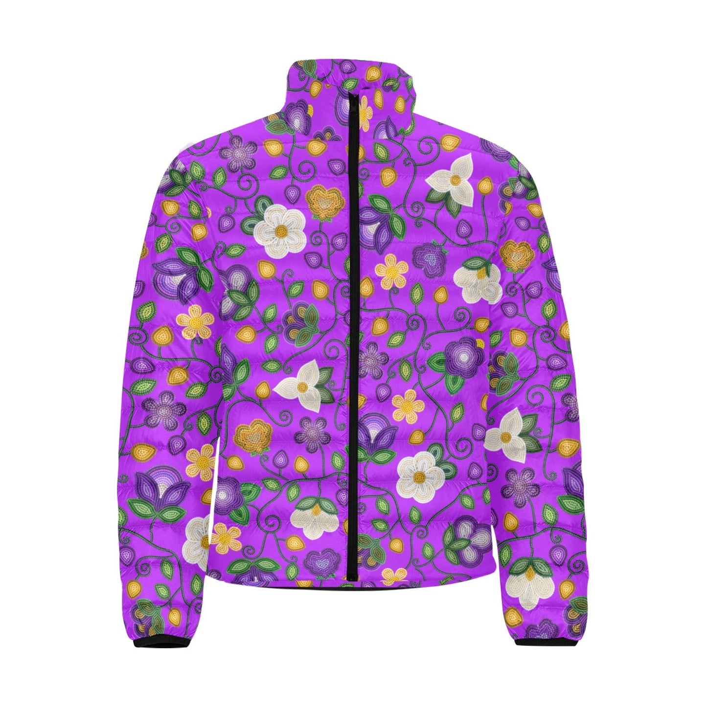 Midnight Moss Bloom Padded Jacket