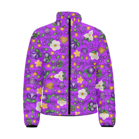 Midnight Moss Bloom Purple Padded Jacket
