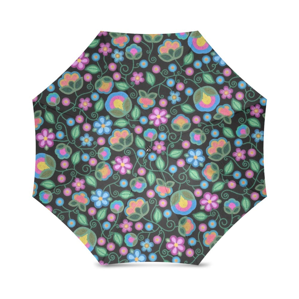 Turquoise Sunbeam Foldable Umbrella (Model U01)