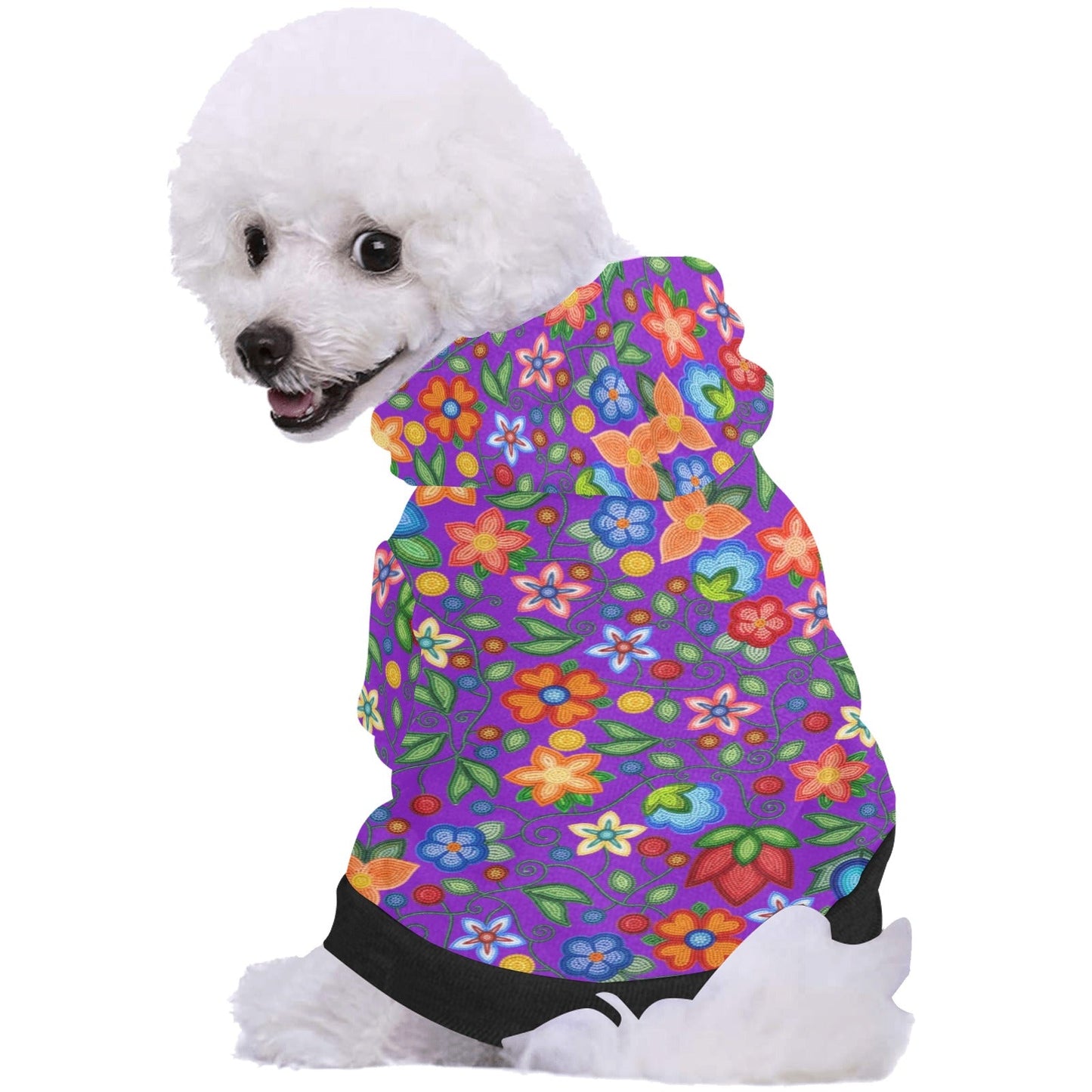 Morning Harmony Purple Pet Hoodie