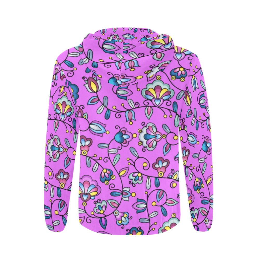 Autumn Bundle Blessing Purple Zip Hoodie