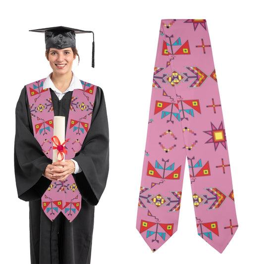 Scattered Generations Pink Graduation Stole