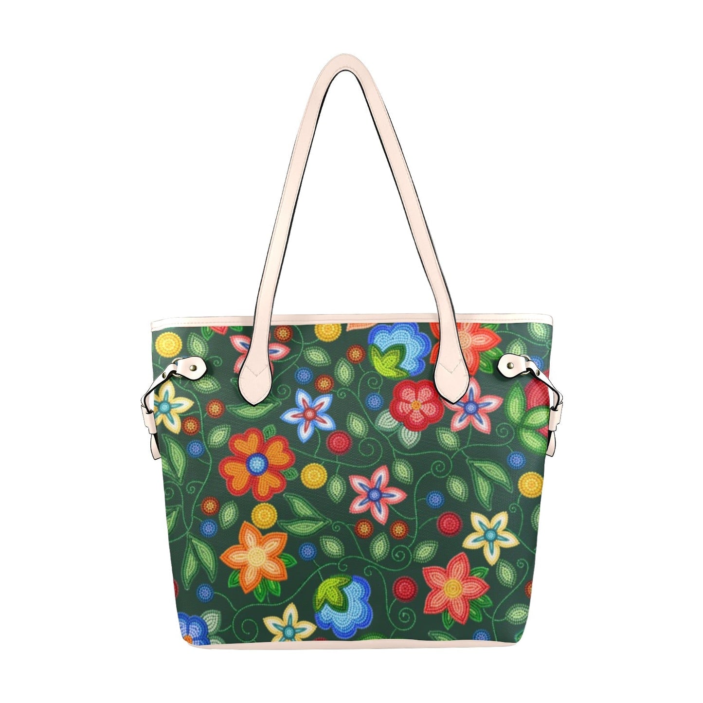 Morning Harmony Forest Clover Canvas Tote