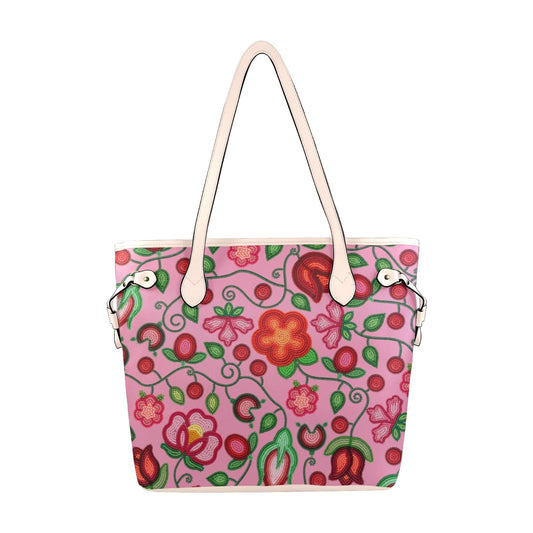 Rose Reverie Pink Clover Canvas Tote