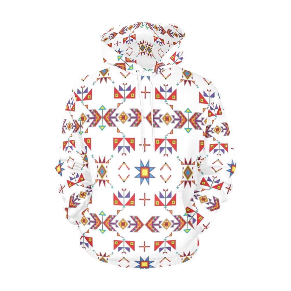 Scattered Generations White Hoodie for Men