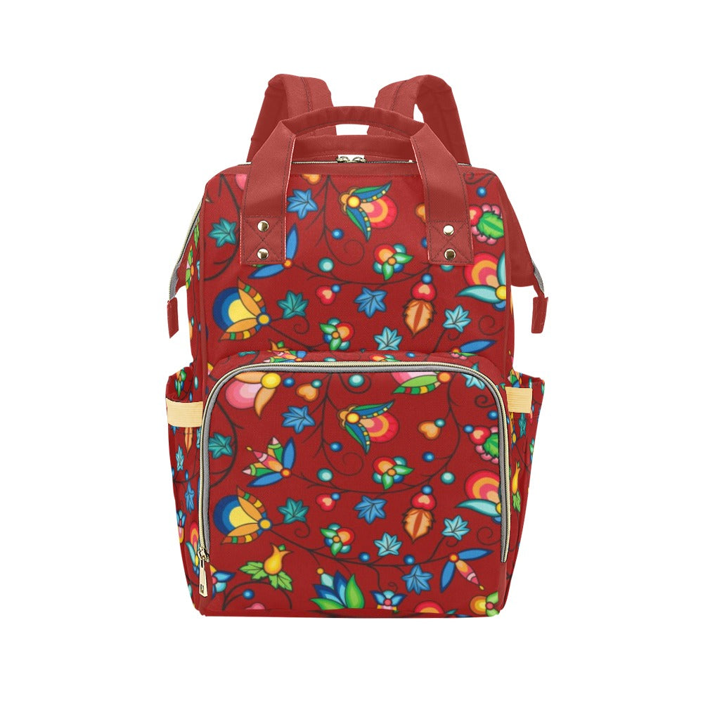 Prairie Plains Spirit Red Multi-Function Diaper Backpack
