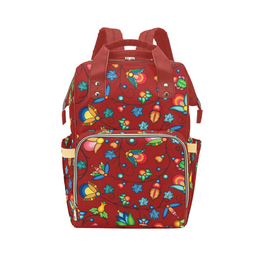 Prairie Plains Spirit Red Multi-Function Diaper Backpack