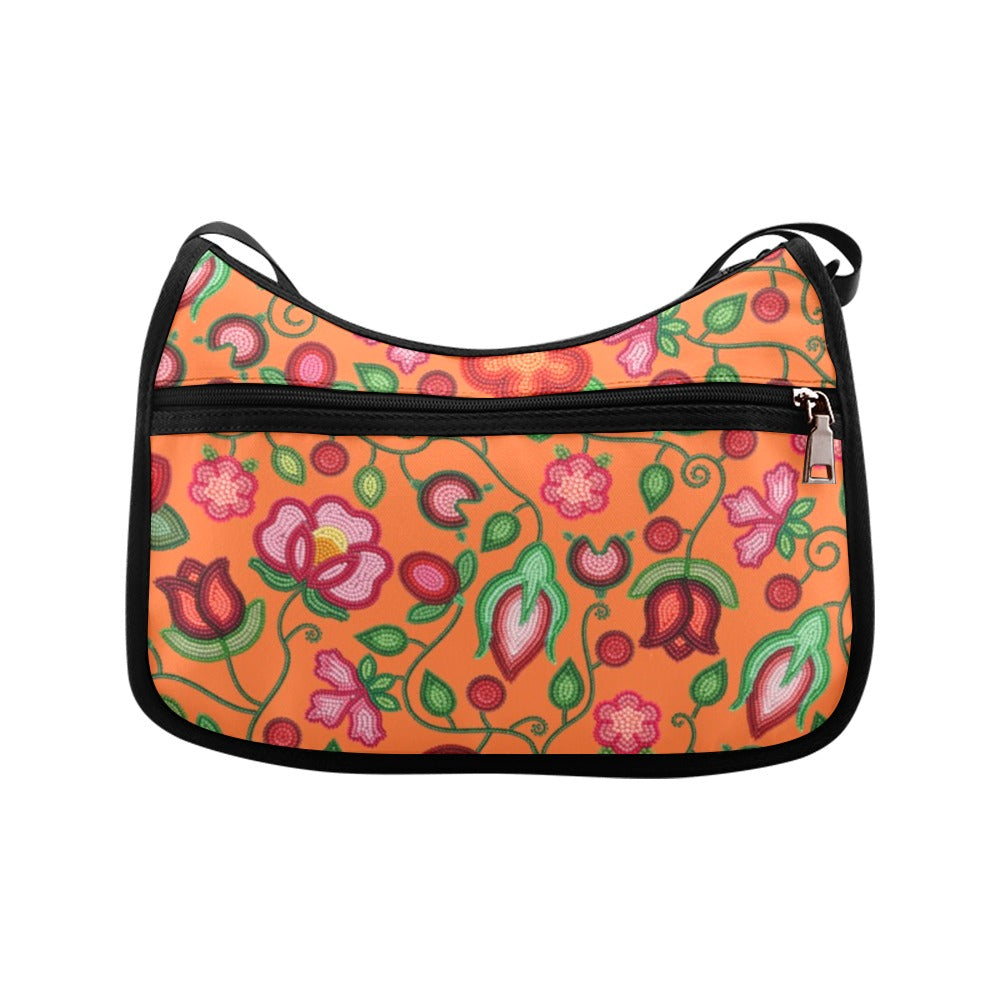 Rose Reverie Orange Crossbody Bag