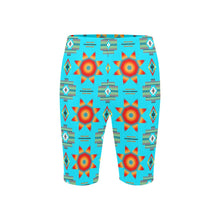 Load image into Gallery viewer, Rising Star Harvest Moon Men&#39;s Knee Length Swimming Trunks
