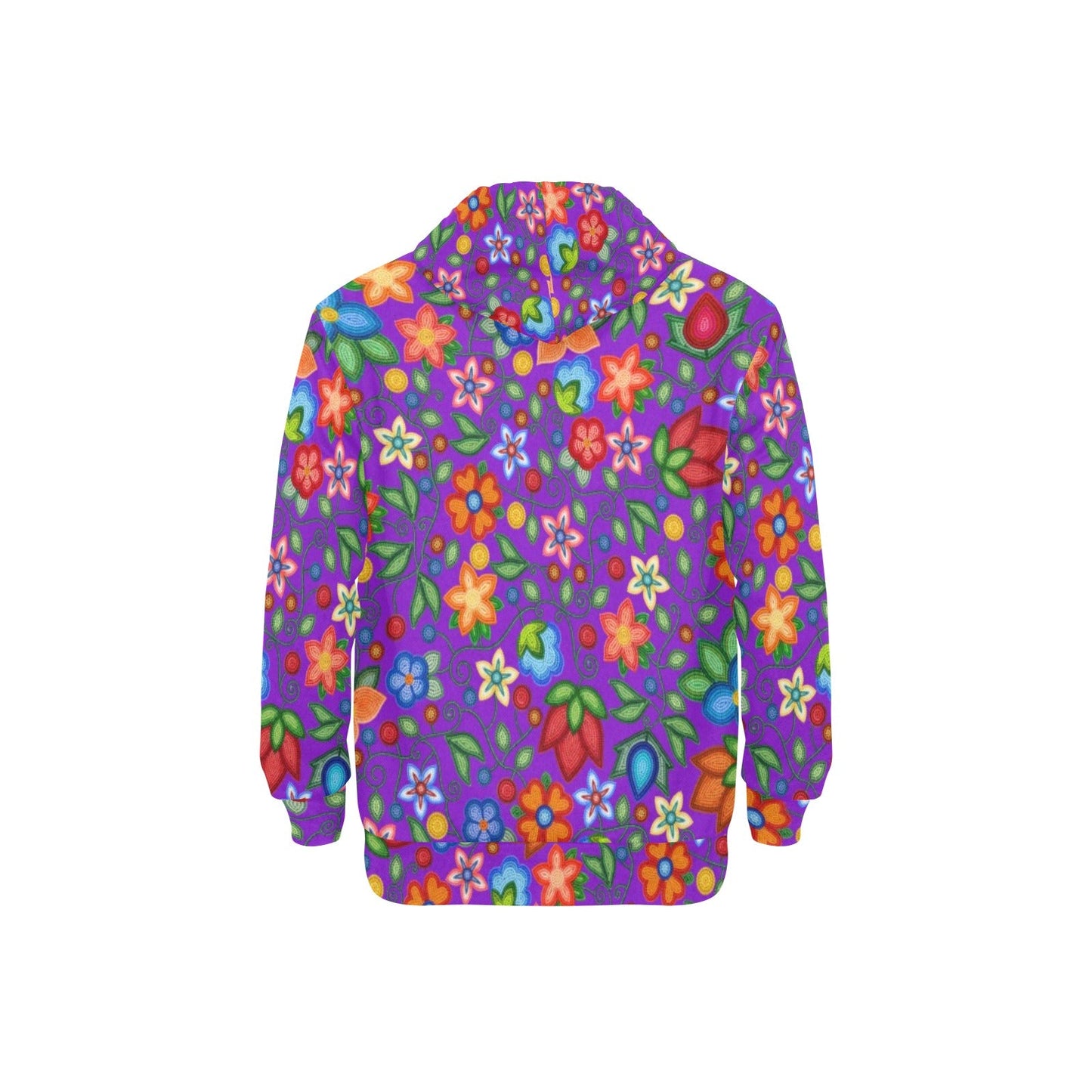 Morning Harmony Purple Fleece Hoodie