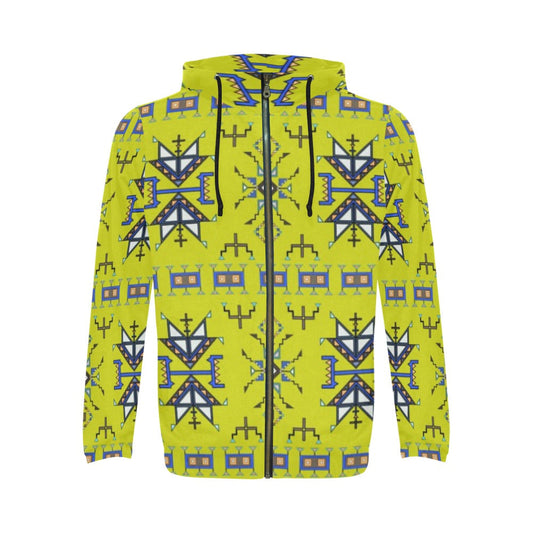 Eagle Strike Lime Zip Hoodie