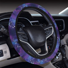 Load image into Gallery viewer, Animal Ancestors 1 Blue and Pink Steering Wheel Cover with Elastic Edge
