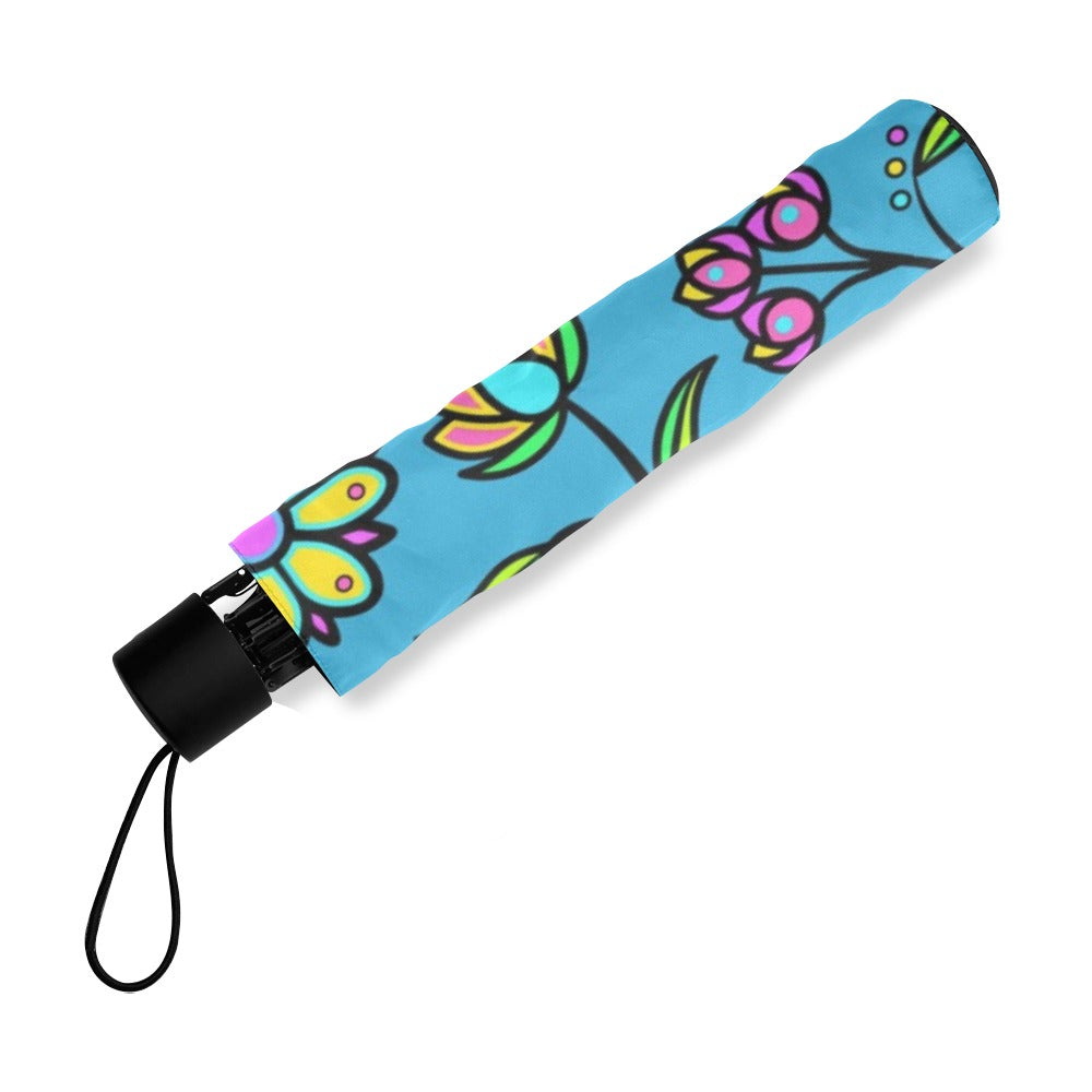 Cosmic Whisper Pastel Rainy Horizon Foldable Umbrella