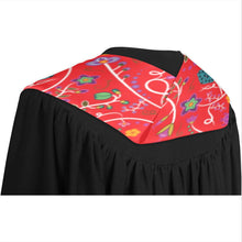 Load image into Gallery viewer, Fresh Fleur Fire Graduation Stole
