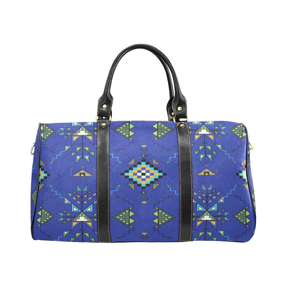 Bear Shield Dark Blue Large Travel Bag