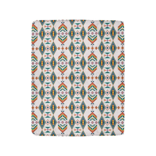 Travois Tipi Grey Ultra-Soft Micro Fleece Blanket 40"x50"