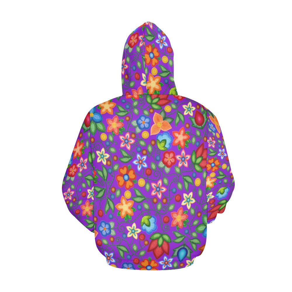 Morning Harmony Purple Hoodie for Men