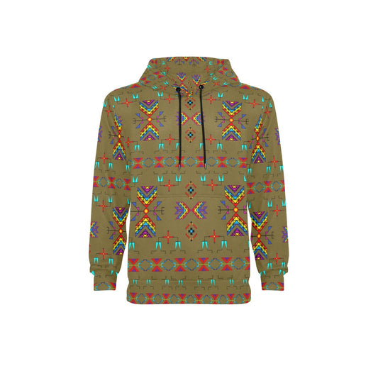 Rainy Chief Rainbow Sage Grass Fleece Hoodie