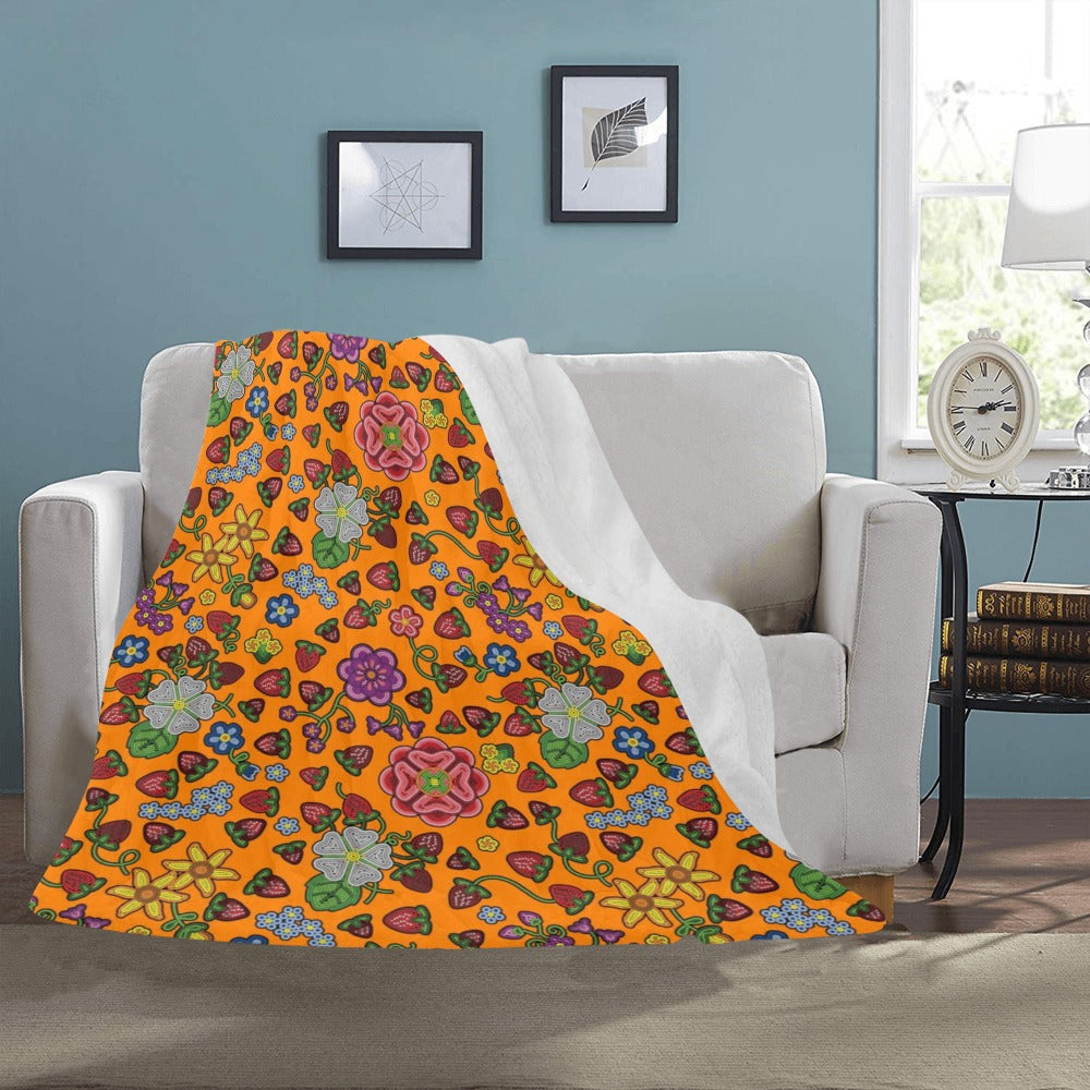 Berry Pop Carrot Ultra-Soft Micro Fleece Blanket 50"x60"